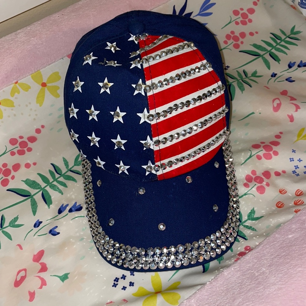 American flag hat